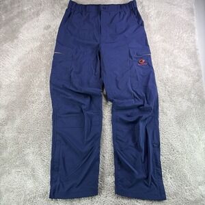 Mammut Mens 30x30 Hiking Pants Storm-Tec Convertible Cargo Outdoor Blue